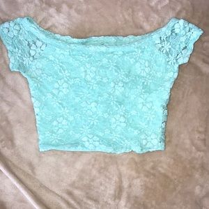 Hollister lacy crop top